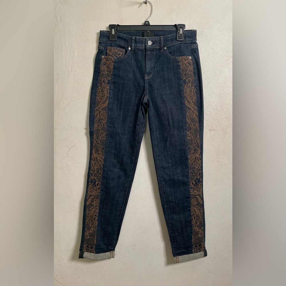 White House Black Market Mid-Rise Girlfriend Jean For Womens